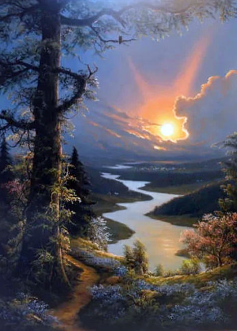 Jesse Barnes - Silver Lining - Limited Edition Lithograph