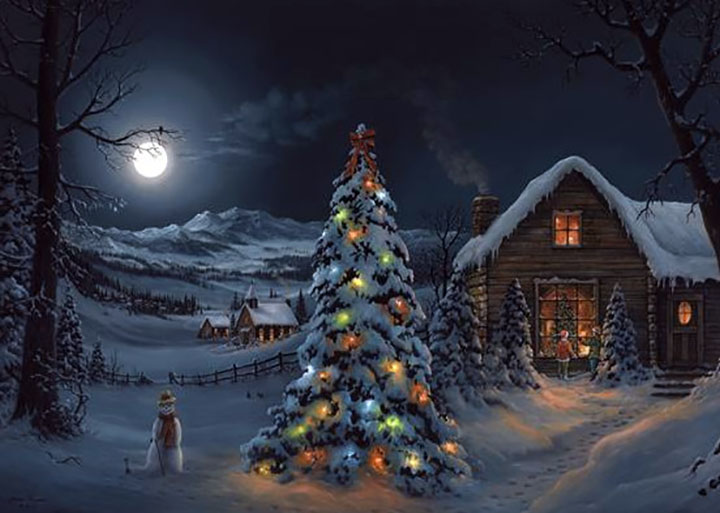 Jesse Barnes - Spirit of Christmas - Limited Edition Lithograph