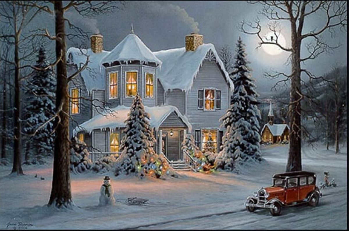 Jesse Barnes - Yuletide Cheer - Limited Edition Lithograph