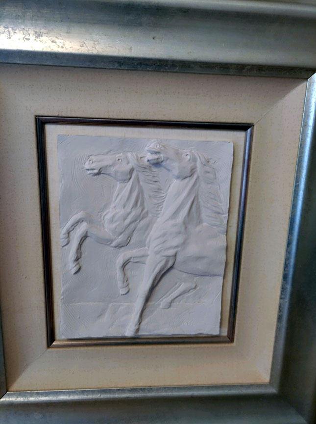 Bill Mack - Competition - White - Limited Edition Bas Relief