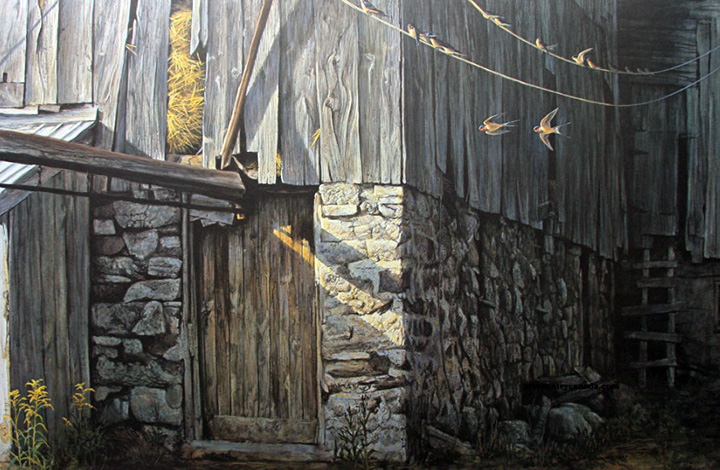 Robert Bateman - Barn Swallows in August - Limited Edition Lithograph