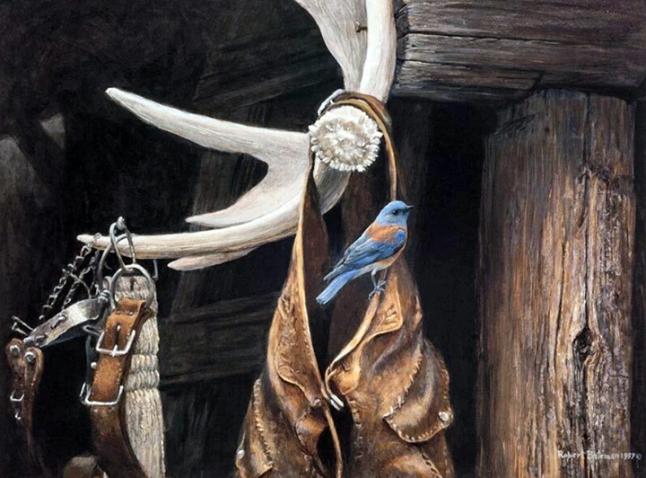 Robert Bateman - Chaps Western Bluebird - Limited Edition Lithograph