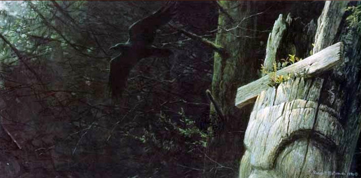 Robert Bateman - Clan of the Raven - Limited Edition Lithograph