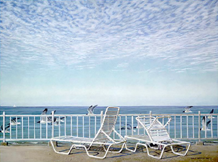 Robert Bateman - Gulf Coast and Laughing Gulls - Limited Edition Giclee on Canvas