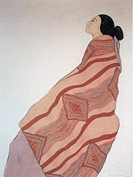 RC Gorman - Bayetta, State I - Limited Edition Lithograph