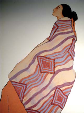 RC Gorman - Bayetta, State II - Limited Edition Lithograph