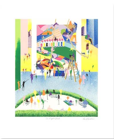 Leo Posillico - Be Right Back - Limited Edition Serigraph