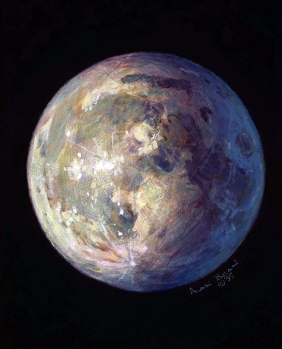 Alan Bean - A Most Beautiful Planet - Limited Edition Giclee on Canvas