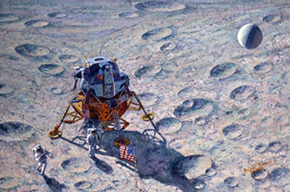 Alan Bean - In Flight - Limited Edition Giclee