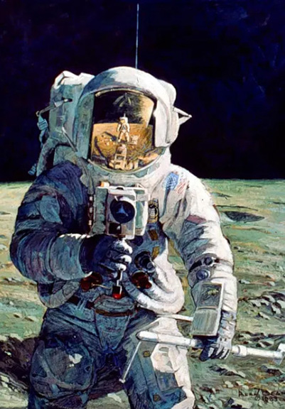 Alan Bean - Pete and Me - Limited Edition Giclee
