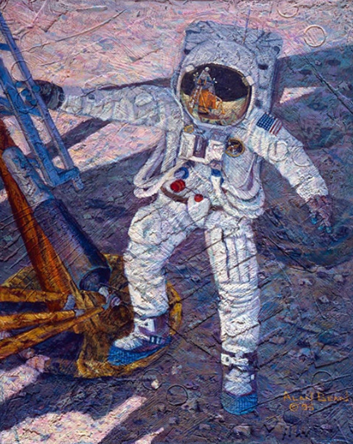 Alan Bean - That’s One Small Step… (AKA  "A Giant Leap” - Limited Edition Giclee on Canvas