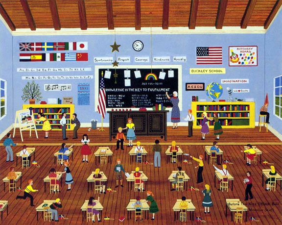 Jane Wooster Scott - Before the Nine Oclock Bell - Limited Edition Serigraph