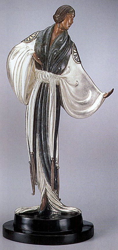 Erte - Belle de Nuit - Limited Edition Bronze Sculpture