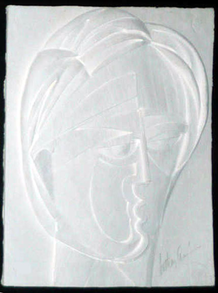 Anthony Quinn - Beluchi Woman - Limited Edition Serigraph