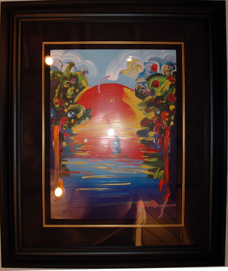 Peter Max - Better World III - Original Mixed Media / Acrylic / Color Lithography