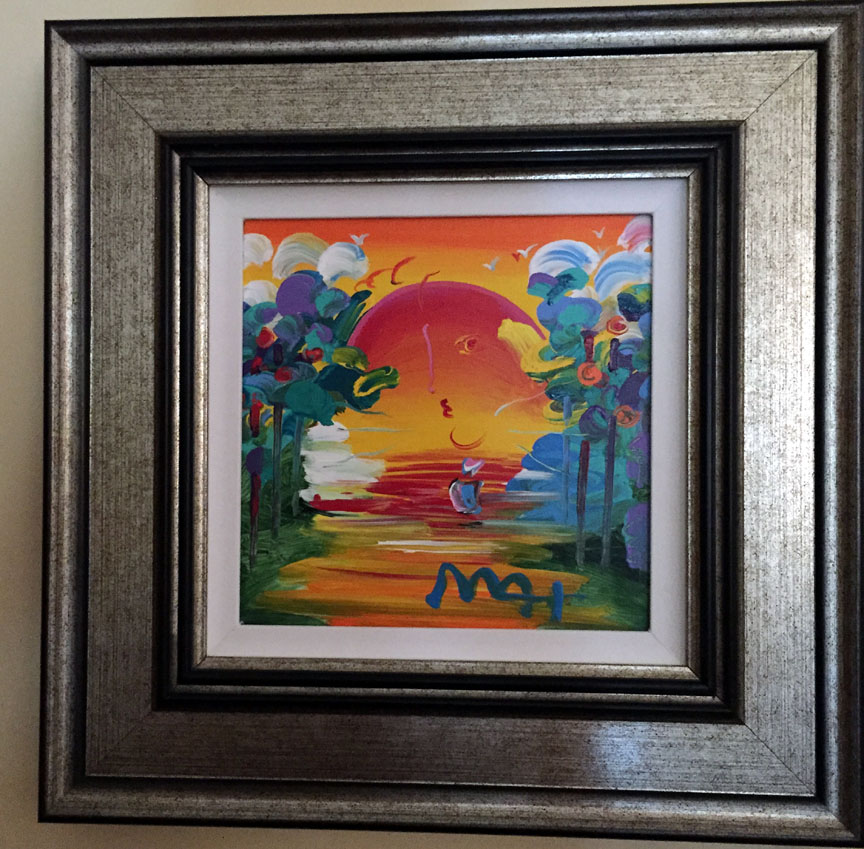 Peter Max - Better World Ver XVII #152 - Original Painting - Acrylic on Canvas