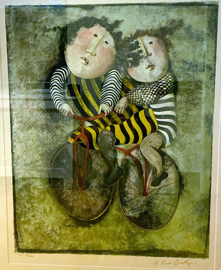 Graciela Rodo Boulanger - Bicycle For Two - Limited Edition Lithograph