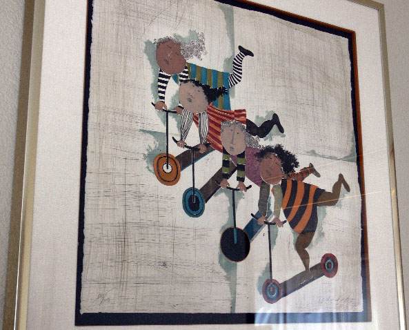 Graciela Rodo Boulanger - Les Ruedas - Limited Edition Aquatint Etching 