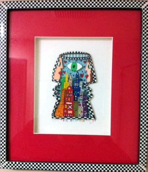 James Rizzi - Big Brother - 3-D Limited Edition Serigraph