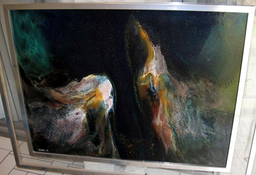 Leonardo Nierman - Birds In Flight - Original Painting - Acrylic on Masonite
