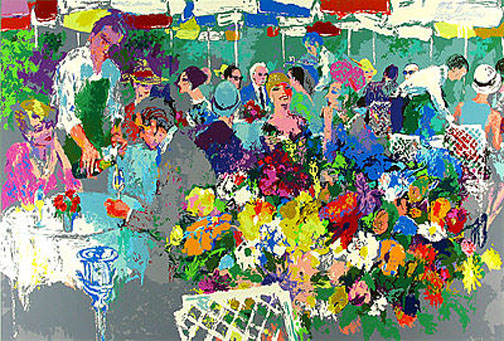 Leroy Neiman - Bistro Garden - Limited Edition Serigraph
