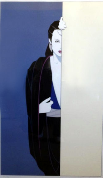 Patrick Nagel - Black Robe - Limited Edition Serigraph
