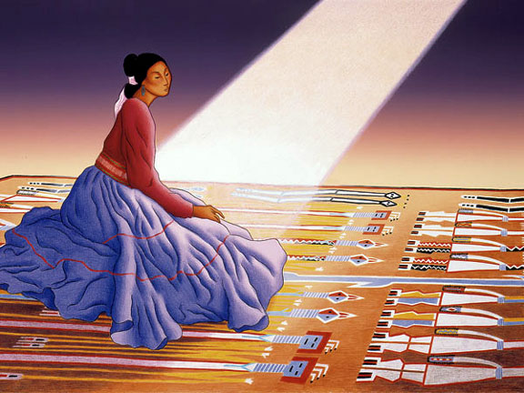RC Gorman - Blessing Way - Limited Edition Lithograph
