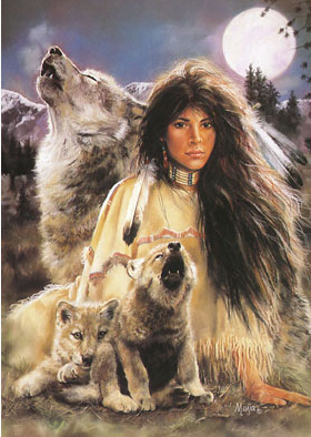  Maija - Blue Moon - Limited Edition Lithograph