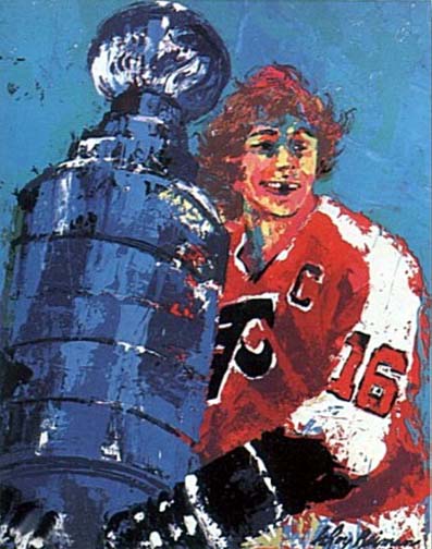 Leroy Neiman - Bobby Clarke - Limited Edition Offset Lithograph