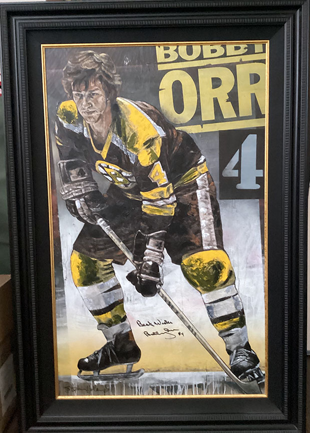 Stephen Holland - Bobby Orr - Best Wishes - Limited Edition Giclee on Canvas