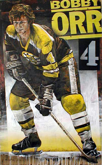 Stephen Holland - Bobby Orr - Limited Edition Giclee on Canvas