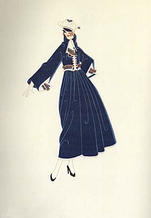  Erte - Bon Soir - Limited Edition Serigraph