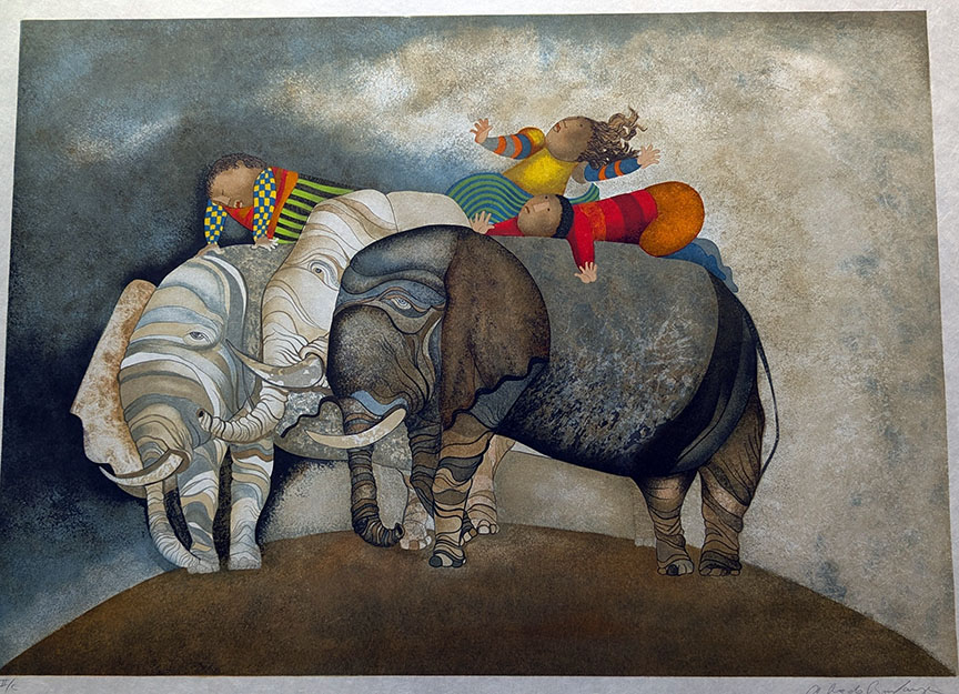 Graciela Rodo Boulanger - 3 Par Tout Suite - Limited Edition Lithograph
