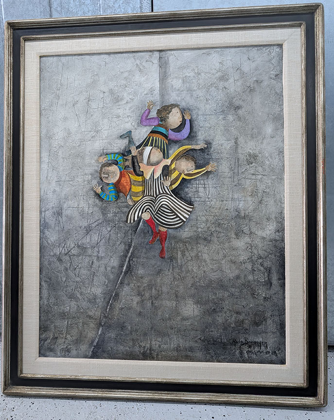 Graciela Rodo Boulanger - Blind Man's Bluff - Original Painting - Oil on Canvas