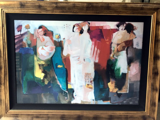 Abrishami Hessam - Boundless Imagination - Limited Edition Serigraph on Canvas