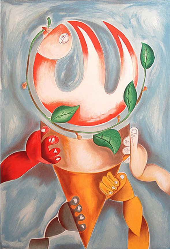 Alexandra Nechita - Brave In The Attempt - Limited Edition Lithograph
