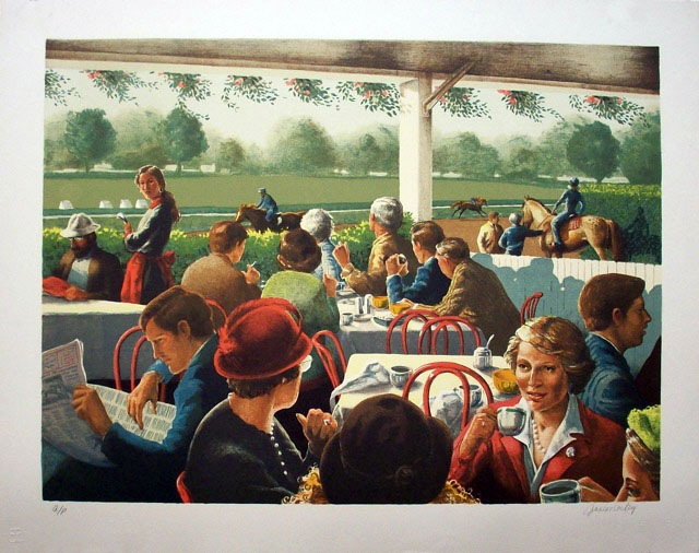 Jenness Cortez - Breakfast at Saratoga - Limited Edition Lithograph