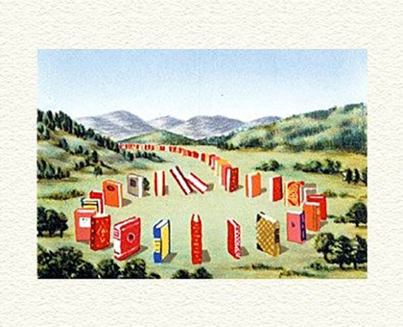 Fanny Brennan - Book Circle - Limited Edition Lithograph