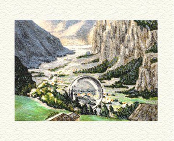 Fanny Brennan - Bubble in Valley - Limited Edition Lithograph