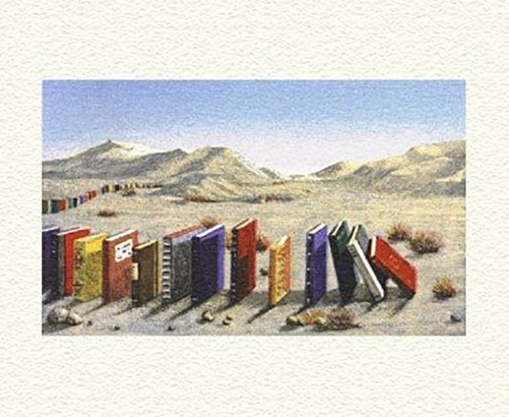 Fanny Brennan - Domino Books - Limited Edition Lithograph