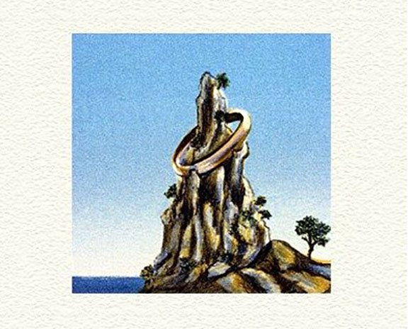 Fanny Brennan - Gold Ring - Limited Edition Lithograph
