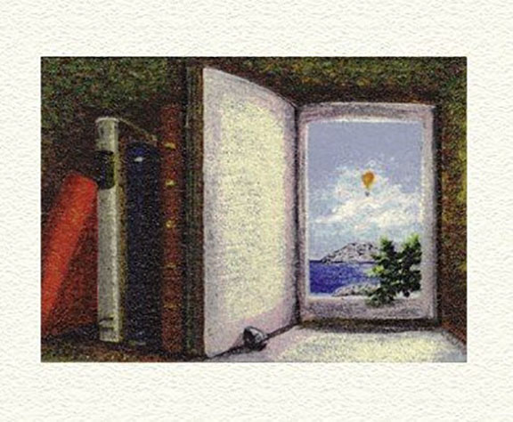 Fanny Brennan - Open Book - Limited Edition Lithograph