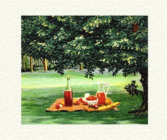 Fanny Brennan - Picnic - Limited Edition Lithograph