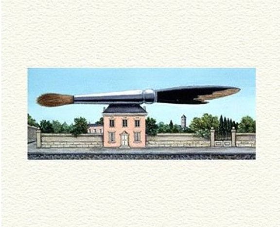 Fanny Brennan - Pink House - Limited Edition Lithograph