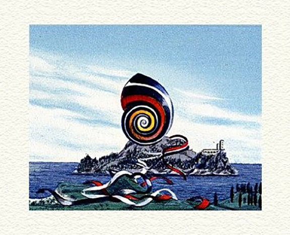 Fanny Brennan - Ribbon Snail - Limited Edition Lithograph