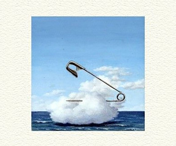 Fanny Brennan - Safety Pin Cloud - Limited Edition Lithograph