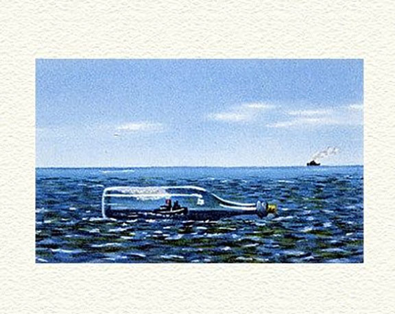 Fanny Brennan - Tugboat Afloat - Limited Edition Lithograph