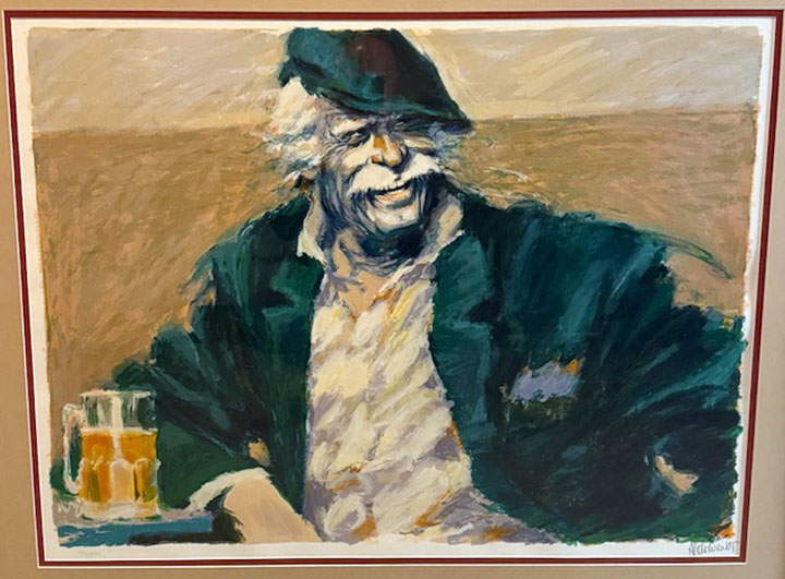 Aldo Luongo - Brew at Gardels - Limited Edition Serigraph
