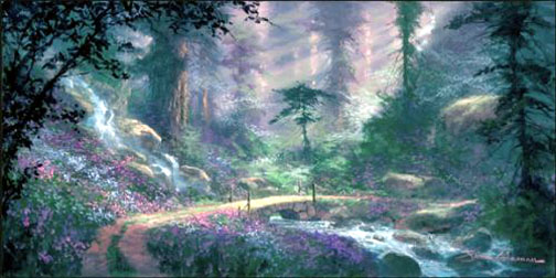 James Coleman - Bridge To Serenity - Limited Edition Giclee on Canvas