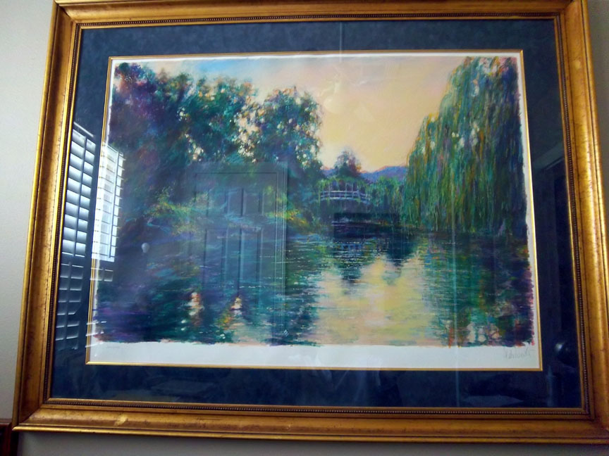 Aldo Luongo - Bridge at Giverny - Limited Edition Serigraph